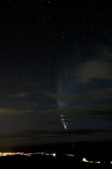 McNaught with stars