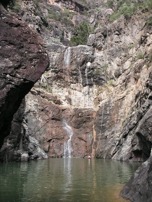 Second abseil